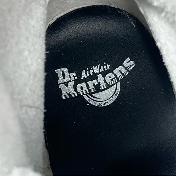 Dr. Martens White Boots with Black Laces - Picture 9 of 9